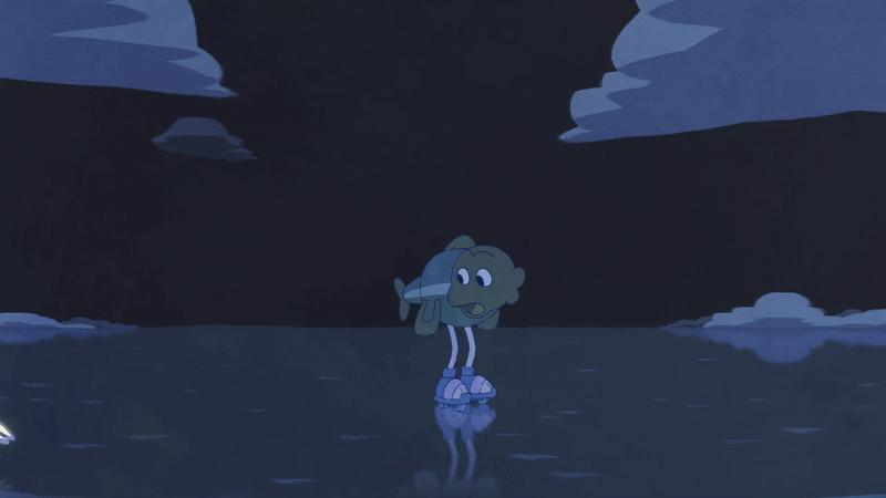 Student Film - Ultimate RollerFish! | Rough to Clean and Compositing made on ToonBoom Harmony